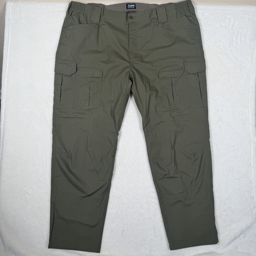 CQR Tactical Cargo Pants Mens 46x32 Olive Ripstop Stretch Utility Hiking